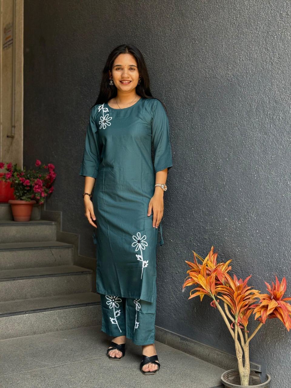 Luxury Teal Colord Set