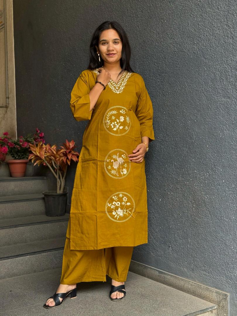 Mustard Glow Cord Set