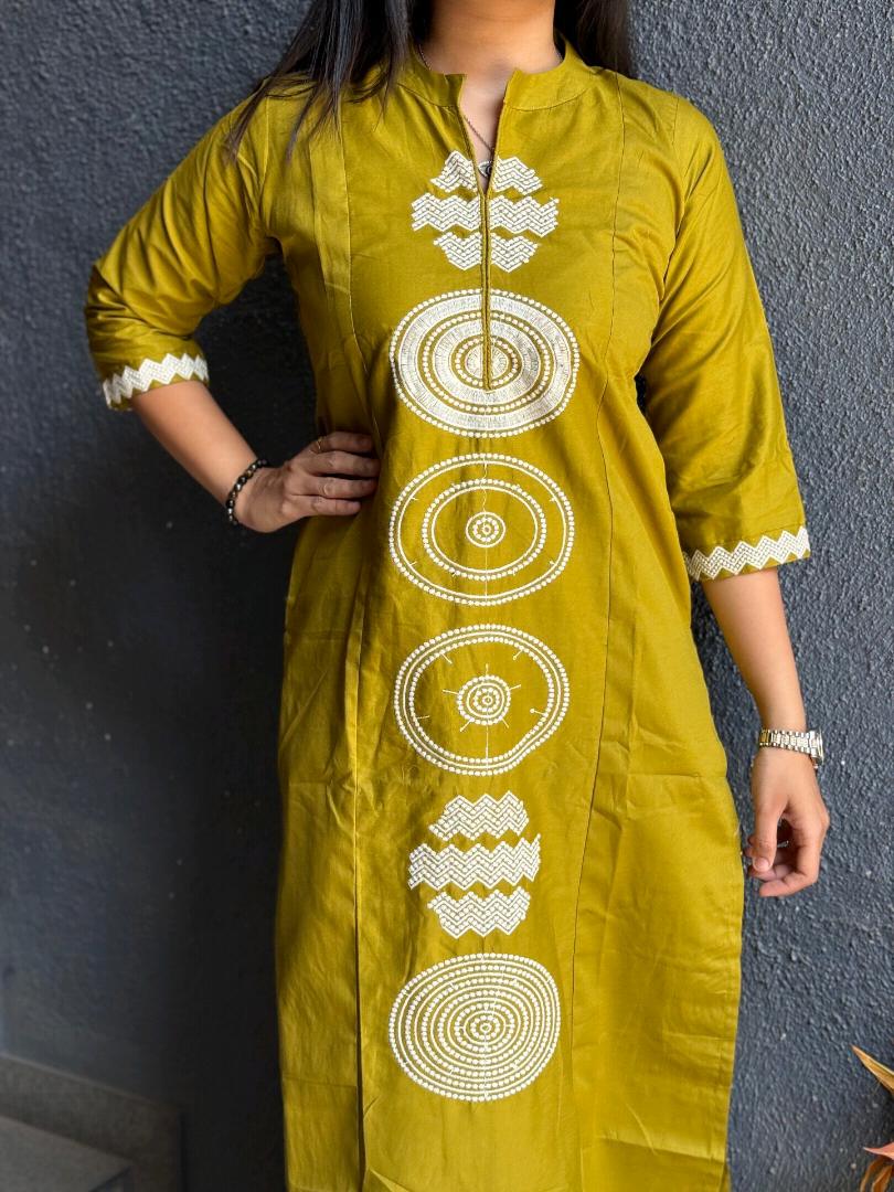 Mustard Heritage Cord Set